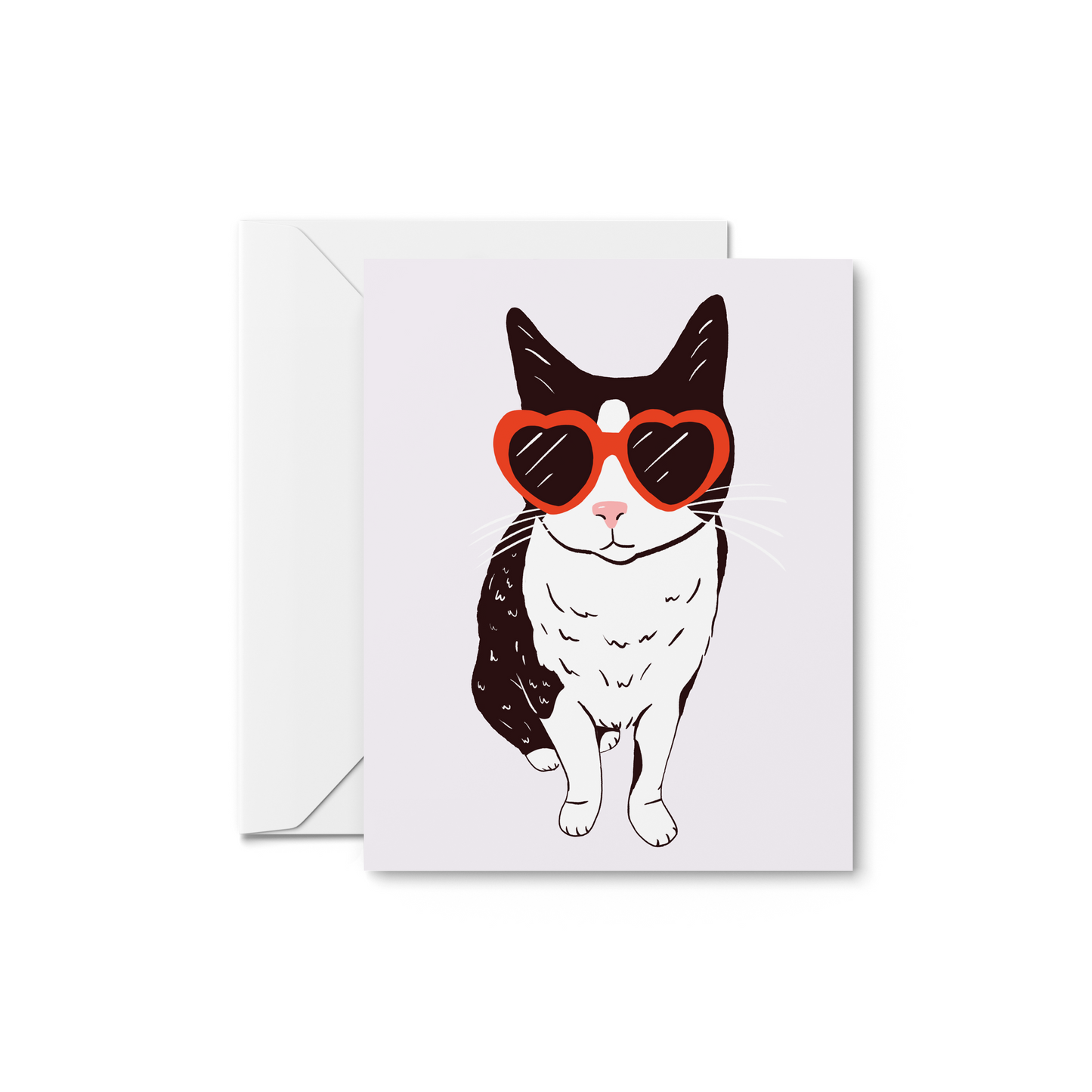 Cool Cat Greeting Card