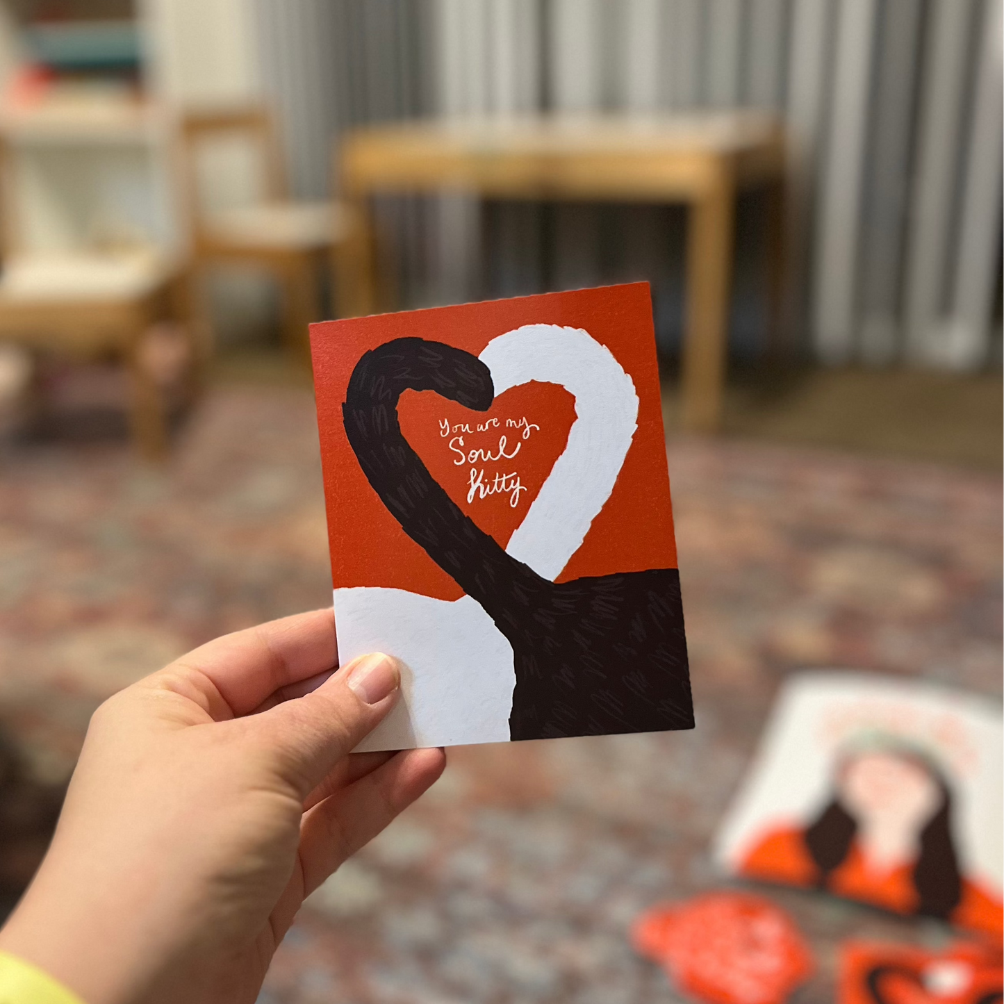 You Are My Soul Kitty Greeting Card