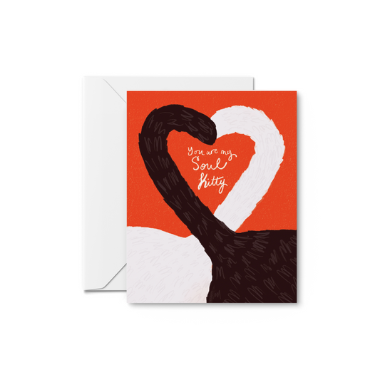 You Are My Soul Kitty Greeting Card